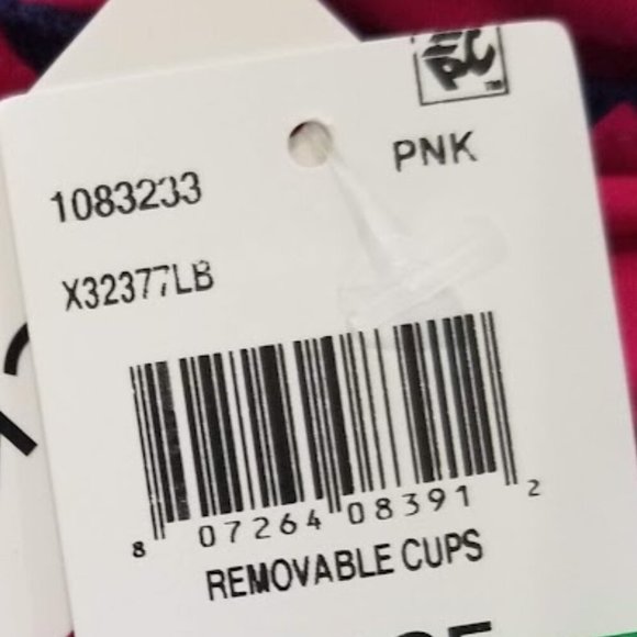 Lucky Brand Shell-Stitch Asymmetric Bikini  Swim Top - Picture 7 of 8